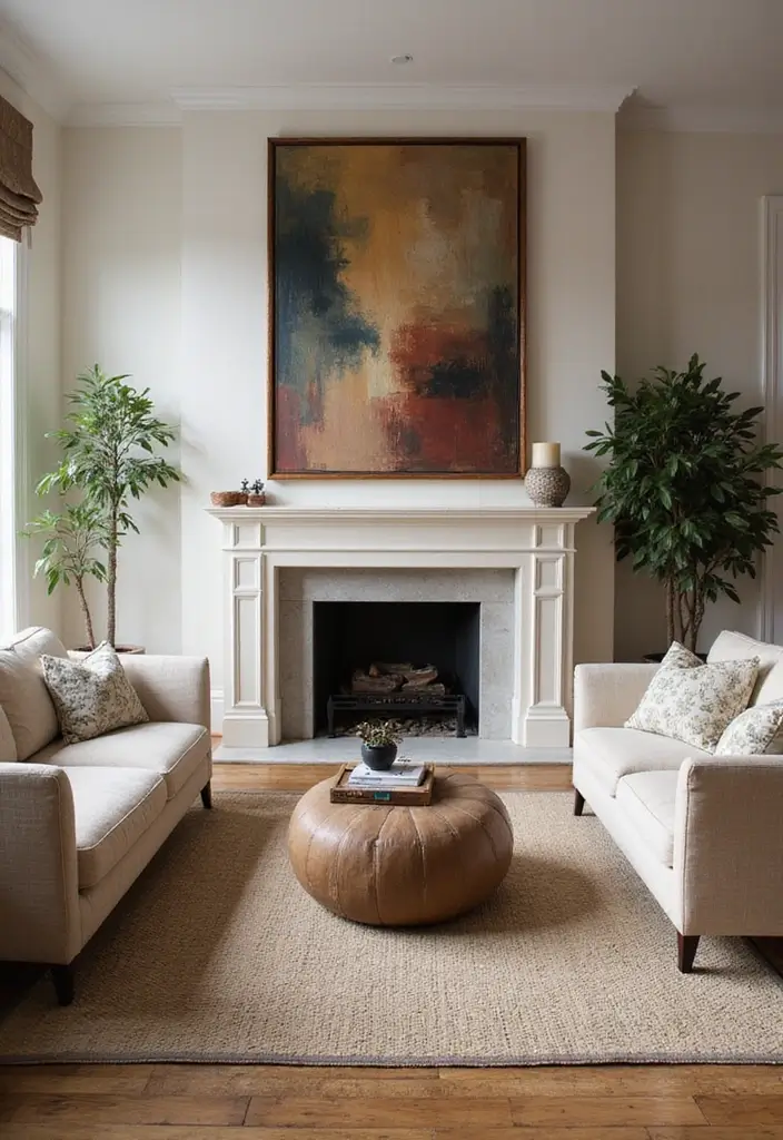 29 Living Room Ideas Cozy Styles That Feel Warm and Relaxing - 20. Create a Focal Point