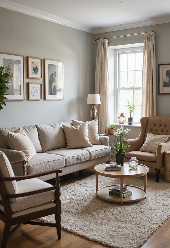 29 Living Room Ideas Cozy Styles That Feel Warm and Relaxing - 23. Mix Styles