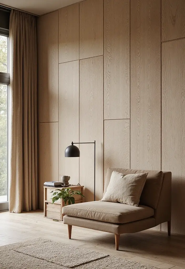 29 Living Room Ideas Cozy Styles That Feel Warm and Relaxing - 9. Textured Wall Treatments