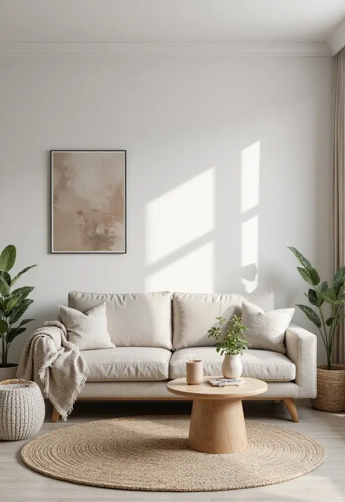 29 Living Room Ideas Simple Designs That Feel Clean and Minimal - 16. Thoughtful Accessory Placement