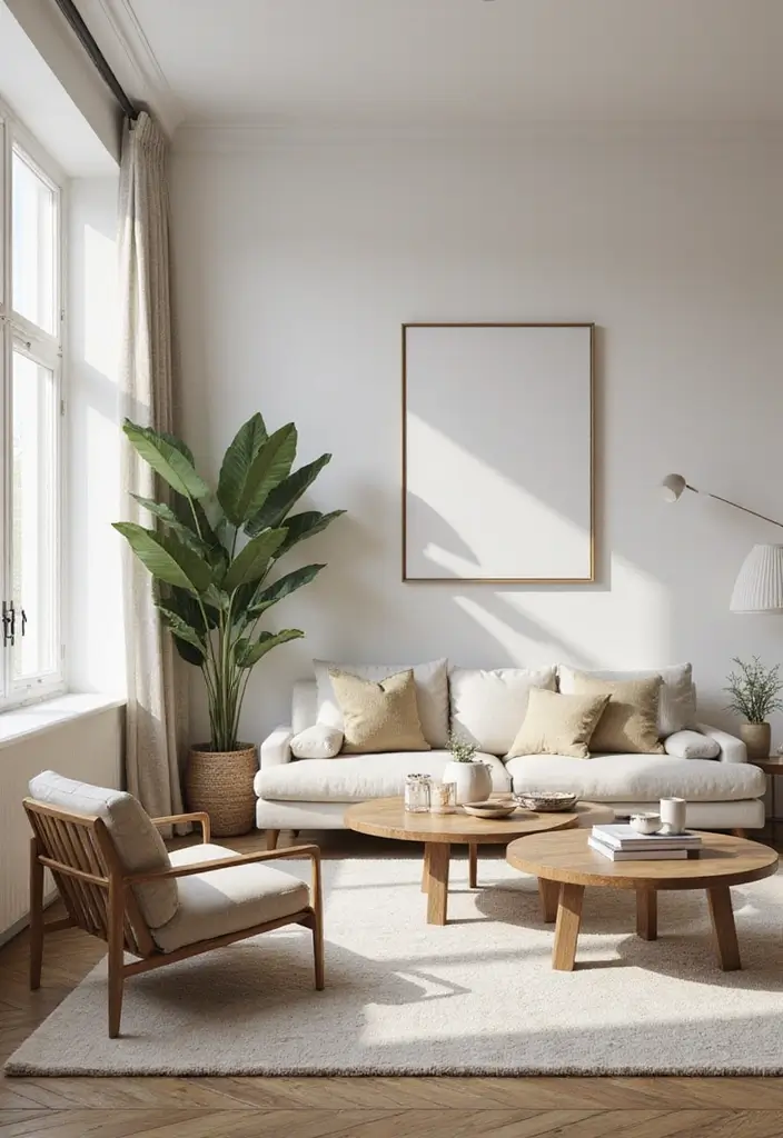 29 Living Room Ideas Simple Designs That Feel Clean and Minimal - 20. Balanced Symmetry