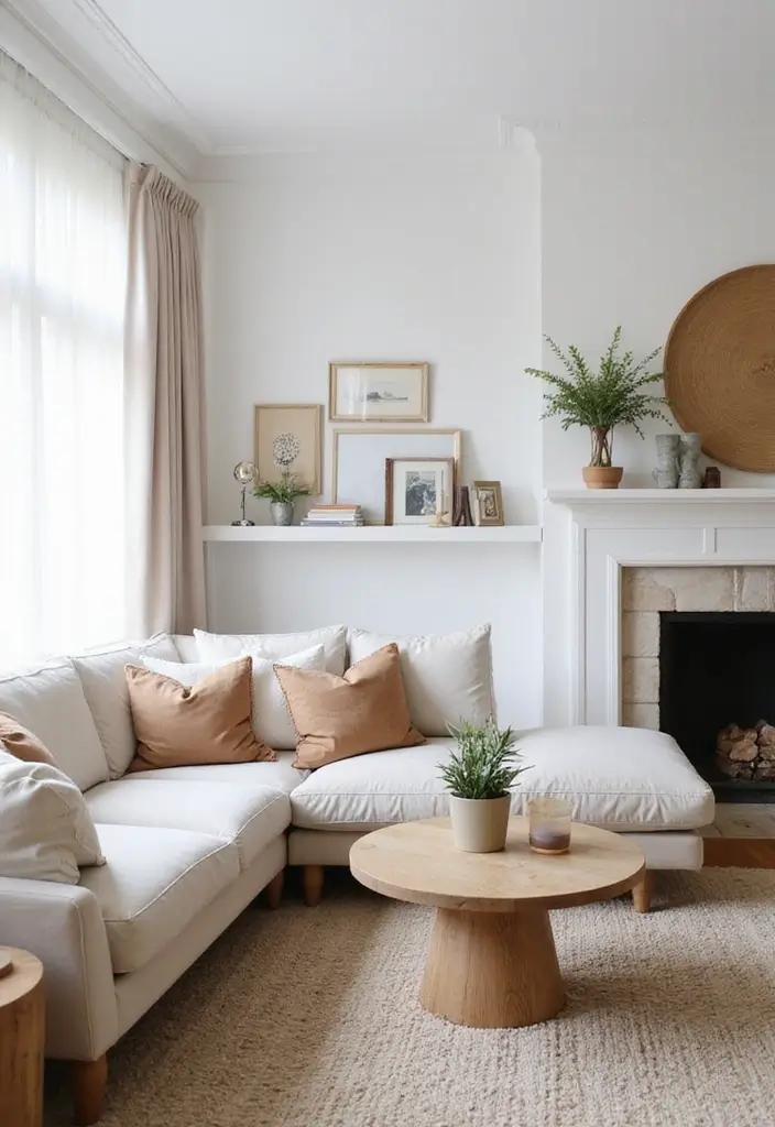 29 Living Room Ideas Simple Designs That Feel Clean and Minimal - 22. Personal Touches