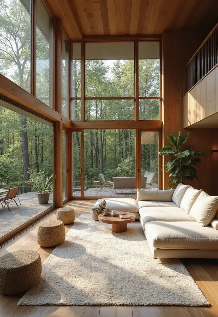 29 Living Room Ideas Simple Designs That Feel Clean and Minimal - 23. Simple Outdoor Connections