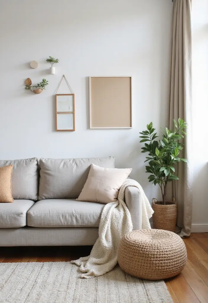 29 Living Room Ideas Simple Designs That Feel Clean and Minimal - 28. Simple DIY Decor