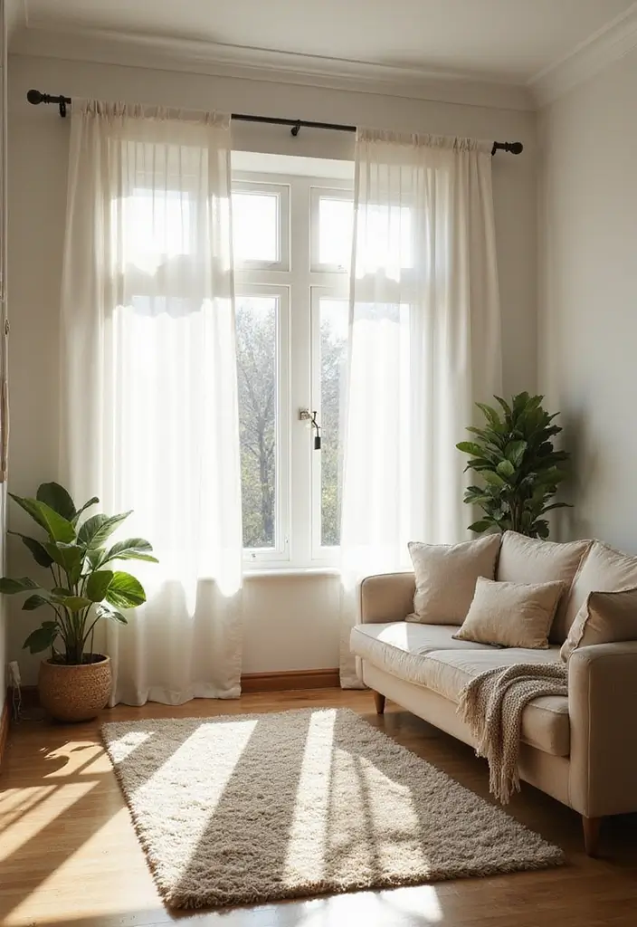 29 Living Room Ideas Simple Designs That Feel Clean and Minimal - 3. Natural Light Emphasis