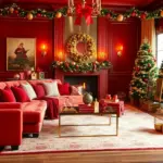 29 Red and Gold Living Room Decor Ideas That Feel Festive and Luxurious