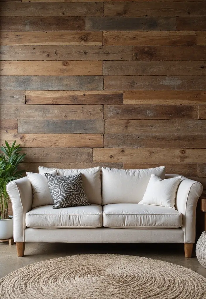 29 Wall Highlight Ideas Living Room That Add Drama and Depth - 3. Textured Wall Panels