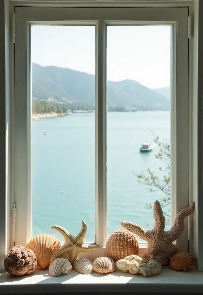 29 Window Sill Decor Living Room Ideas That Feel Charming and Creative - 28. Fun Themed Decor