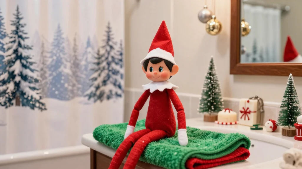 14 Bathroom Elf On The Shelf Ideas That Are Fun And Cute