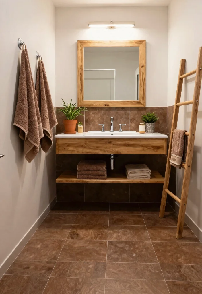 14 Brown Tile Bathroom Ideas With Cozy Warmth - 1. Rich Espresso Brown Tiles 1