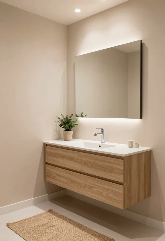 14 Church Bathroom Ideas With Simple Clean Style - 1. Neutral Color Palette 1