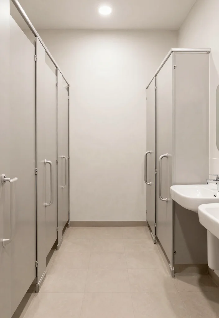 14 Church Bathroom Ideas With Simple Clean Style - 12. Accessible Design 1
