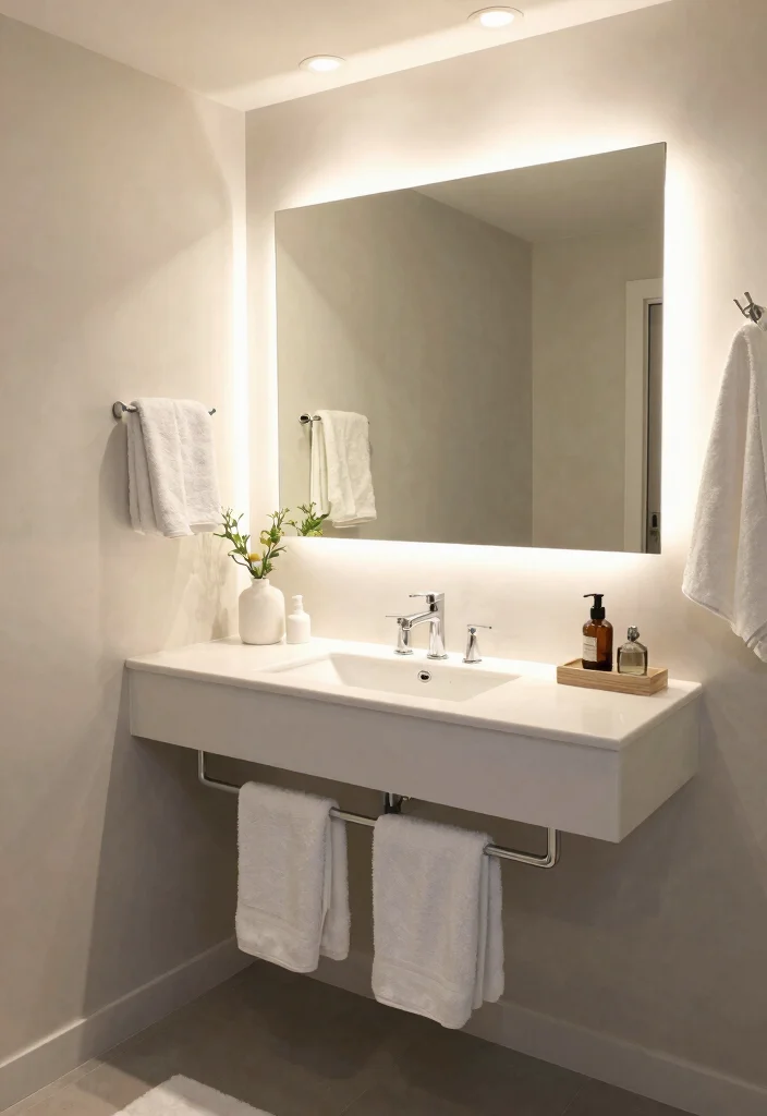 14 Ikea Bathroom Vanity Ideas That Look Custom - 12. Mirrored Vanities for Glam Style 1