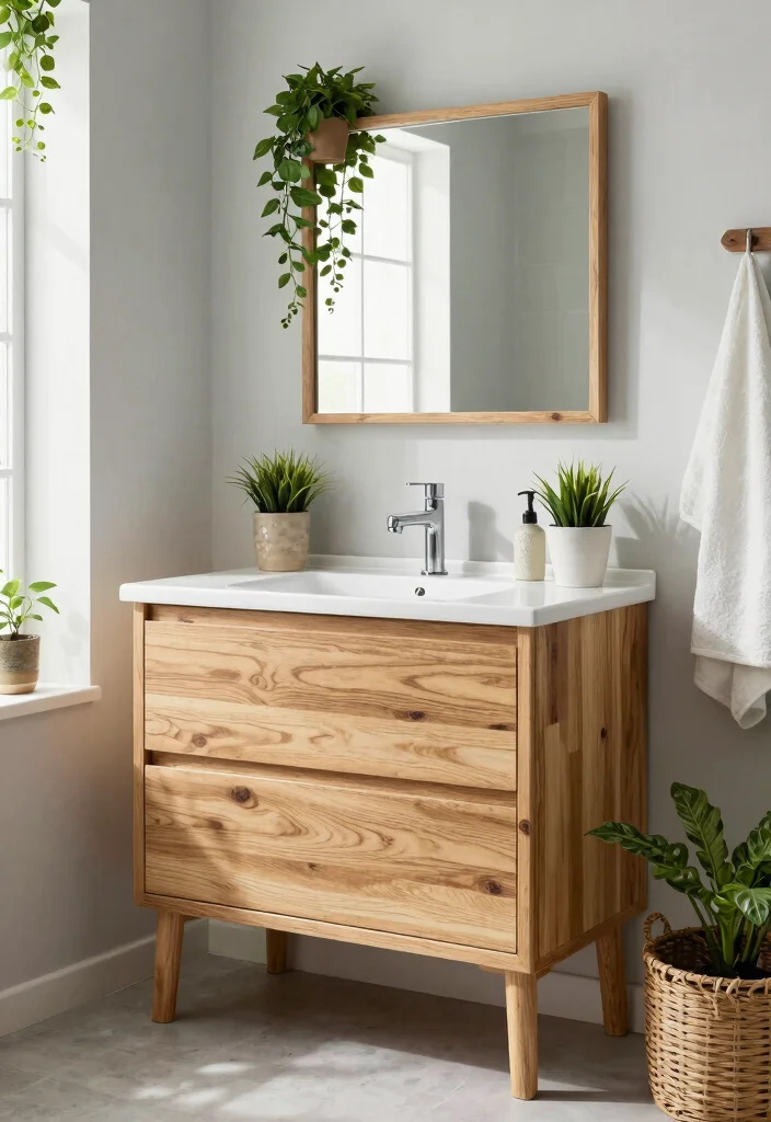 14 Ikea Bathroom Vanity Ideas That Look Custom - 14. Eco-Friendly Vanities for Sustainable Living 1