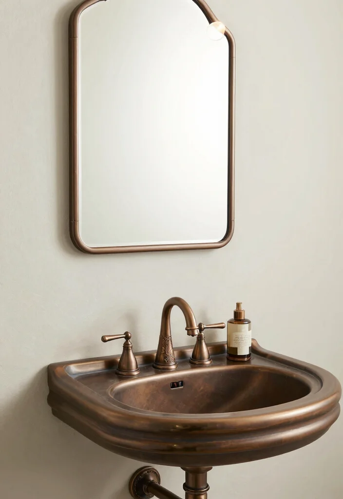 14 Ralph Lauren Bathroom Ideas With Classic Elegance - 3. Vintage-Inspired Fixtures 1