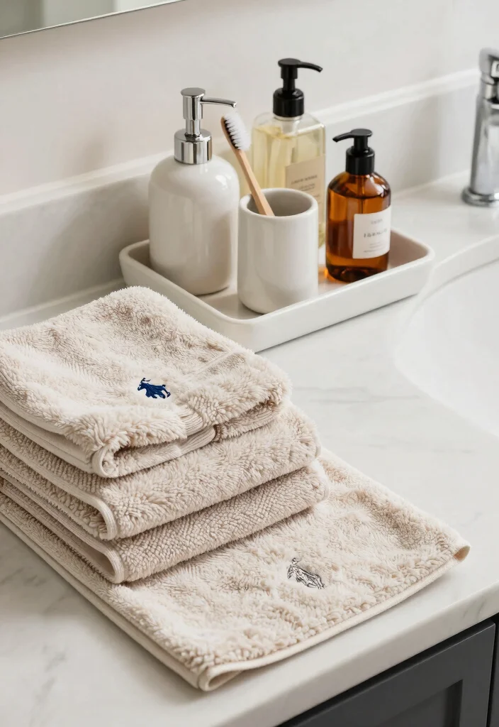 14 Ralph Lauren Bathroom Ideas With Classic Elegance - 7. Elegant Bath Accessories 1