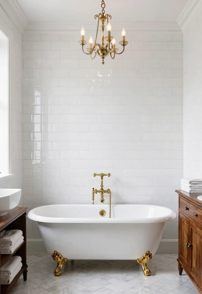 14 Victorian Bathroom Tile Ideas With Historic Charm - 2. Subway Tiles with a Twist 1