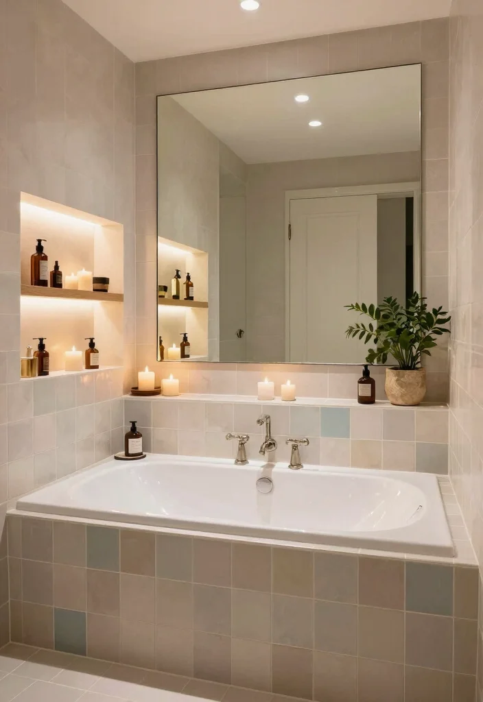 15 Bathroom Alcove Ideas For Smart Space Use - 2. Alcove Bathtub for Luxury 1
