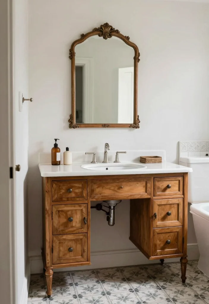 15 Bathroom In Bedroom Ideas For Modern Living - 11. Vintage Accents 1