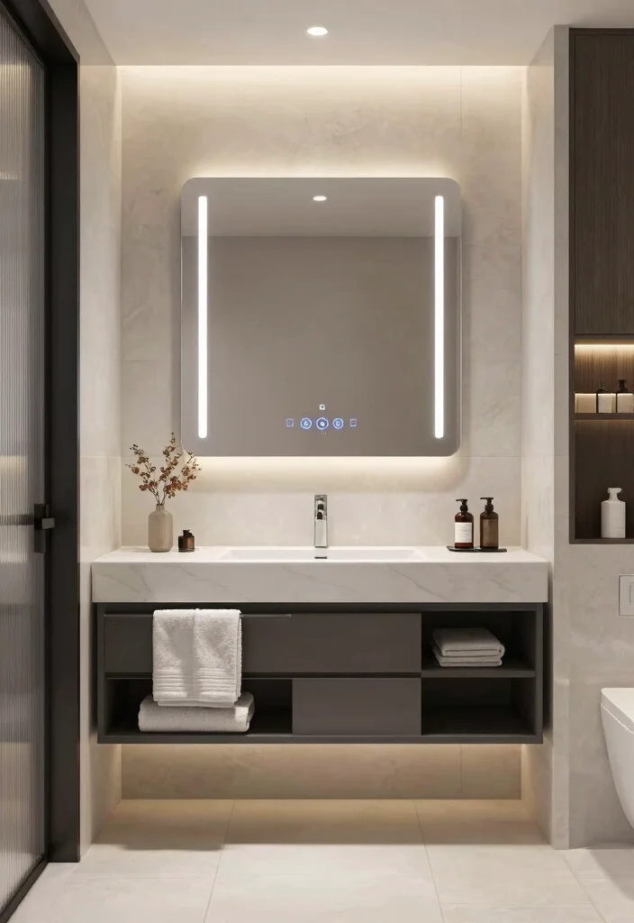 15 Bathroom In Bedroom Ideas For Modern Living - 15. Integrating Technology 1