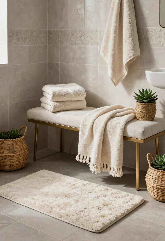 15 Bathroom In Bedroom Ideas For Modern Living - 6. Luxurious Textures 1