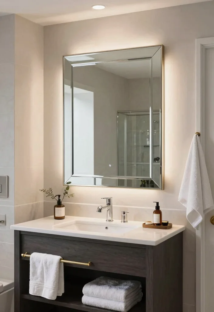 15 Bathroom In Bedroom Ideas For Modern Living - 9. Statement Mirrors 1
