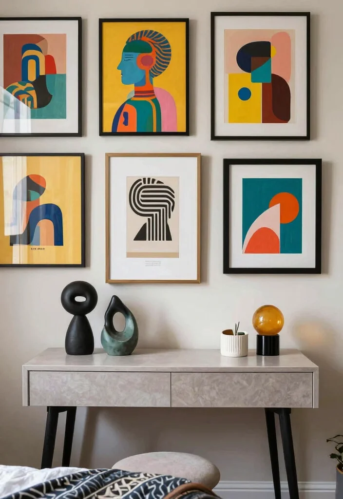 15 Bedroom Ideas With Vanity Chic Functional Corners - 10. Artistic Touch 1