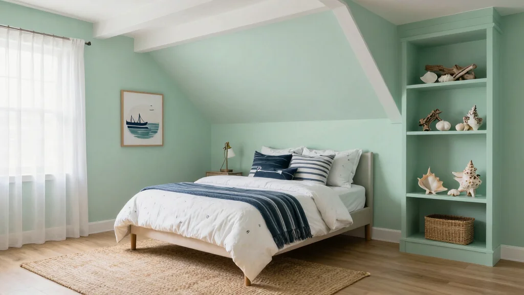15 Cape Cod Bedroom Ideas: Sloped Ceiling Coastal Charm