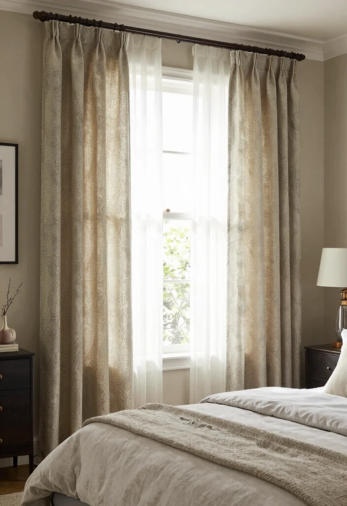 15 Curtains for Short Windows in Bedroom Ideas Smart Styling - 6. Layered Look 1
