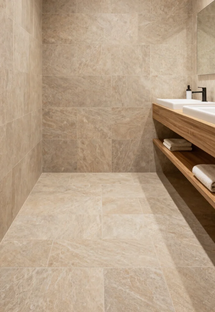 15 Modern Bathroom Tile Ideas For Clean Contemporary Homes - 13. Natural Slate Tiles 1