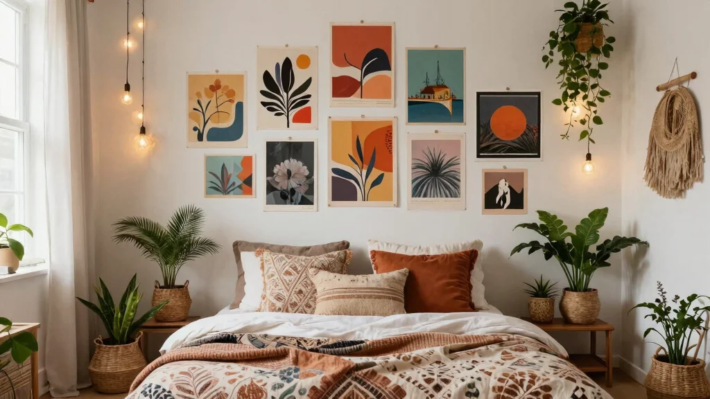 15 Poster Collage Wall Bedroom Ideas: Trendy Personal Style