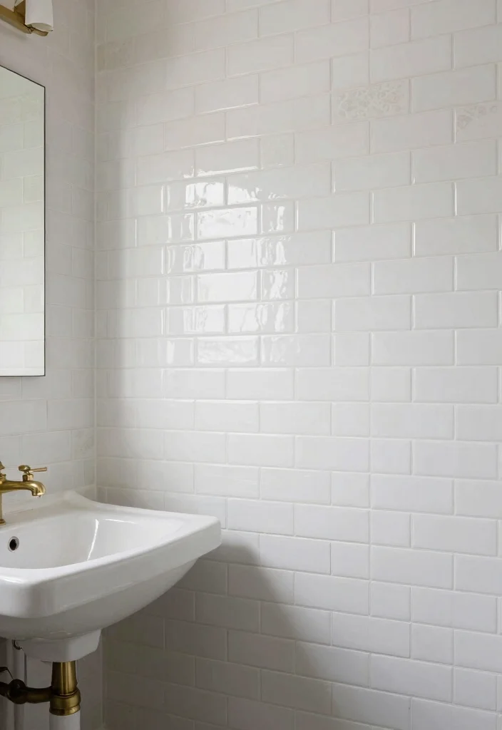 15 Spanish Tile Bathroom Ideas With Old World Beauty - 12. Vintage Inspired Subway Tiles 1