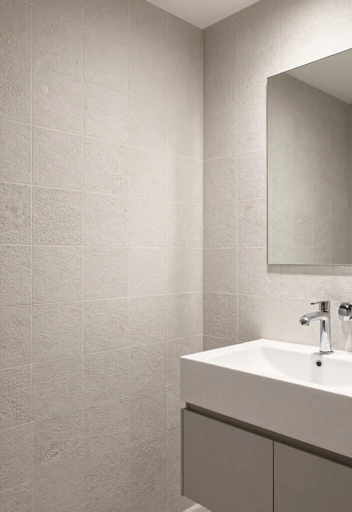 15 Spanish Tile Bathroom Ideas With Old World Beauty - 6. Textured Tiles for Depth 1