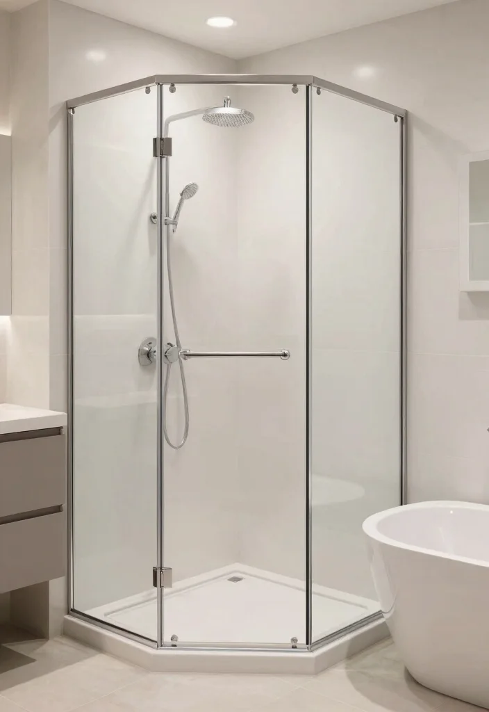 15 Studio Bathroom Ideas For Small Smart Living - 8. Shower vs. Bathtub Dilemma 1