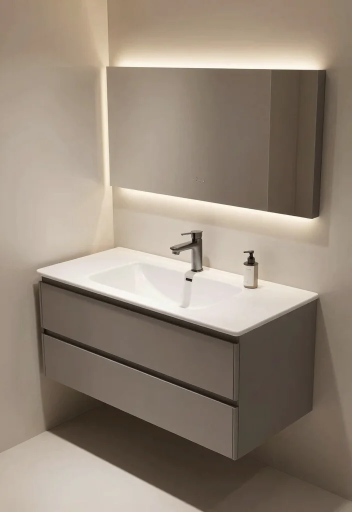 15 Unique Bathroom Vanity Ideas That Make A Statement - 15. Smart Technology Integration 1