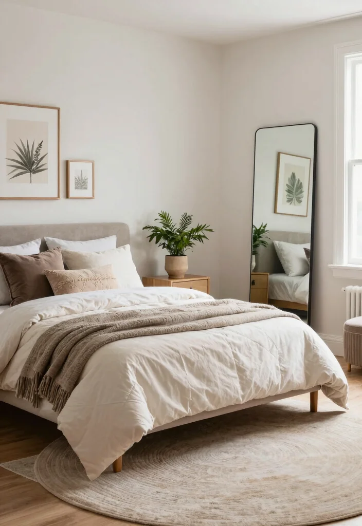 16 Awkward Bedroom Layout Ideas That Actually Work - 1. Diagonal Bed Placement 1