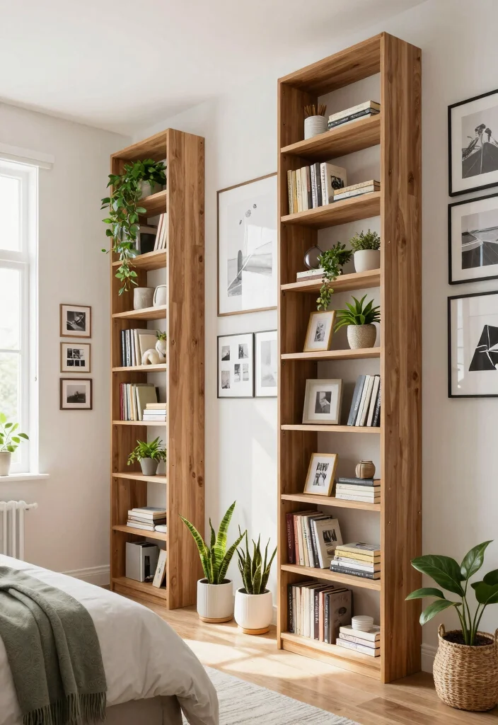 16 Awkward Bedroom Layout Ideas That Actually Work - 6. Use Vertical Space 1