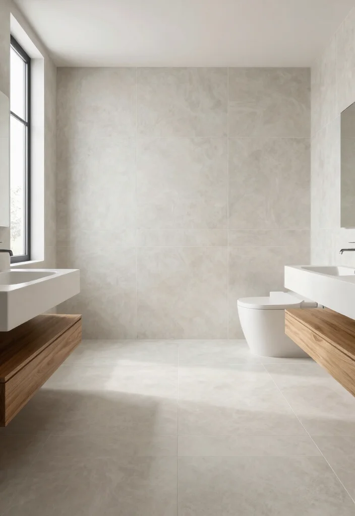 16 Bathroom Tile Layout Ideas That Change The Whole Look - 6. Grout-Free Designs for a Seamless Look 1