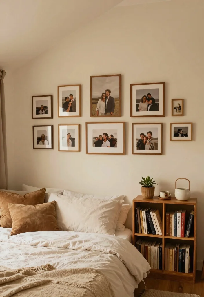 16 Bedroom With High Ceilings Ideas: Grand Cozy Balance - 16. Personal Touches 1