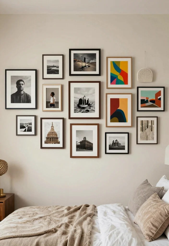 16 Big Bedroom Ideas Aesthetic Cozy Yet Spacious - 8. Utilize Wall Art Wisely 1