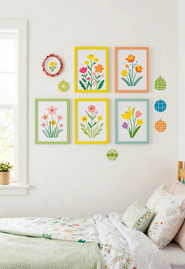 16 Frames on Wall Bedroom Aesthetic Ideas for a Clean, Curated Look - 15. Seasonal and Festive Decor Frames 1