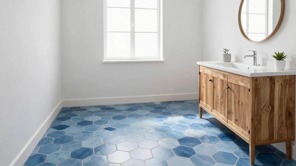 16 Hexagon Tile Bathroom Floor Ideas With Timeless Style