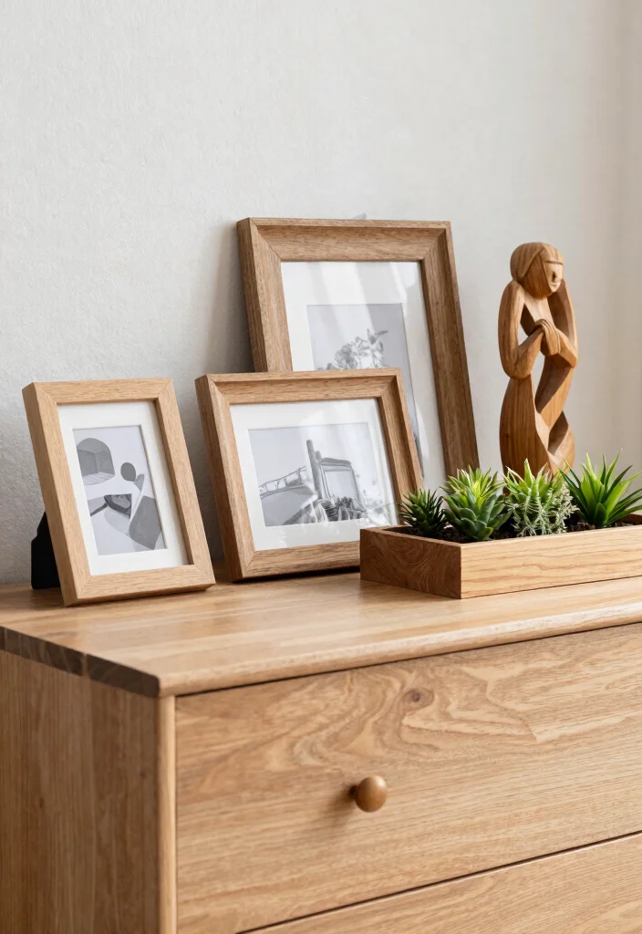 16 Light Wood Furniture Bedroom Ideas: Warm Natural Calm - 4. Natural Wood Decor Accents 1