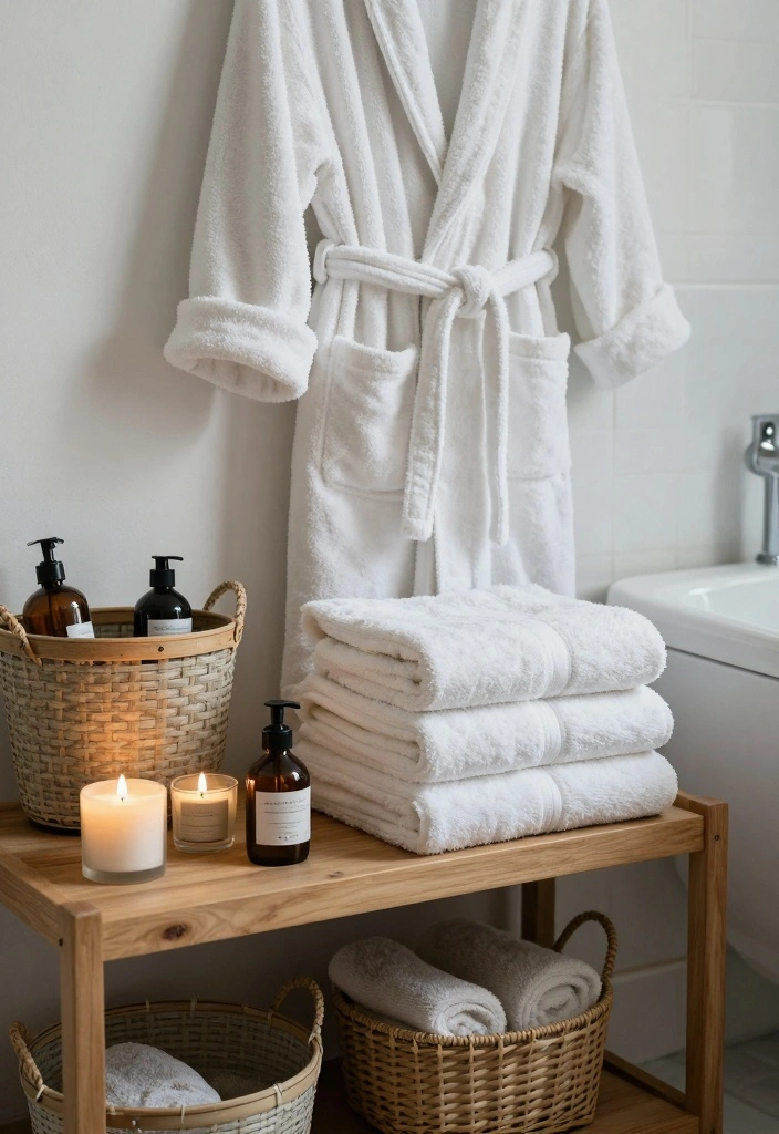 16 Moody Bathroom Ideas With Dark Cozy Vibes - 9. Cozy Bathtime Essentials 1