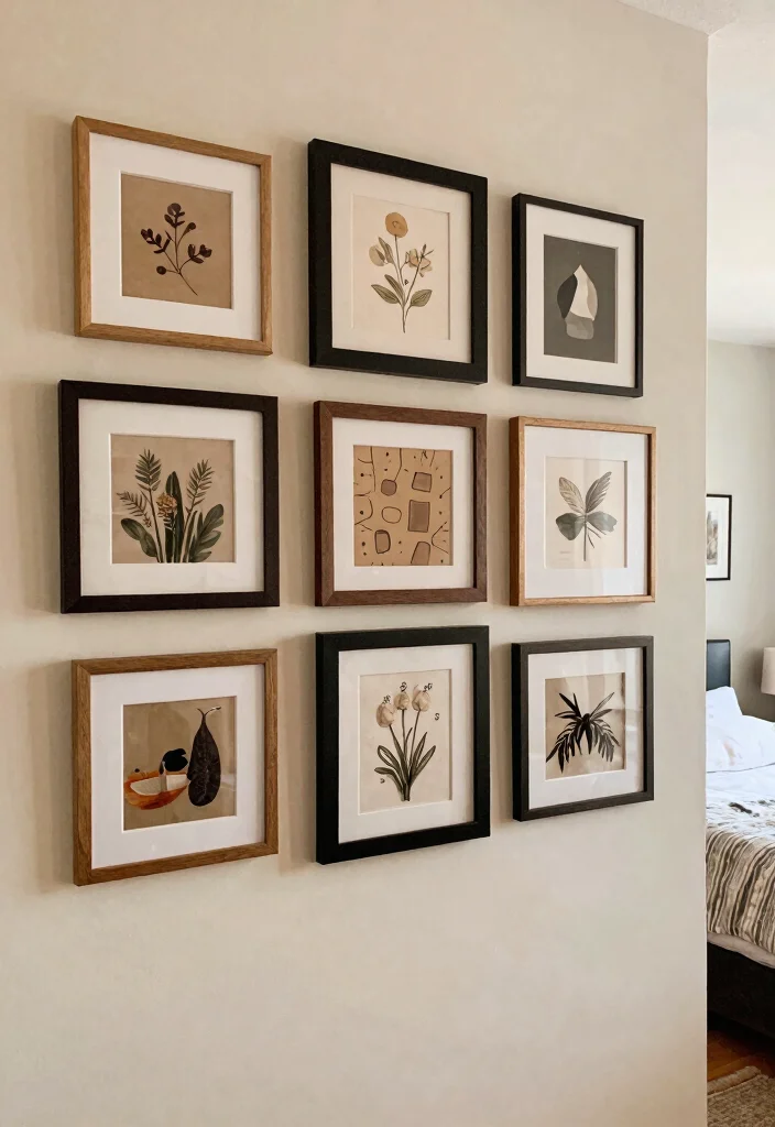 17 Bedroom Craft Room Combo Ideas: Creative Functional Space - 12. Personal Craft Gallery 1