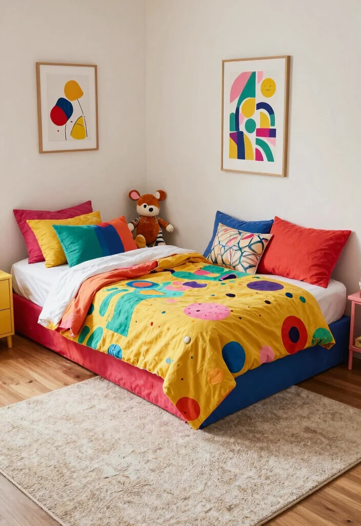 17 Bedroom Ideas With 2 Beds: Stylish Shared Layouts - 6. Creative Nesting Beds 1