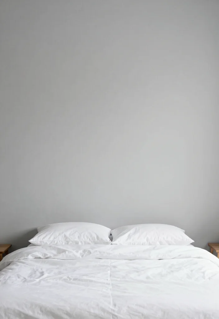 17 Bedroom With Accent Wall Ideas Simple High Impact - 17. Minimalist Approach 1