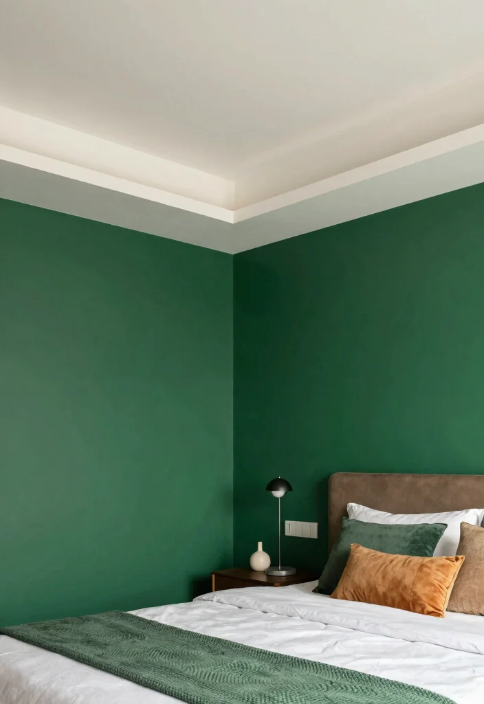 17 Luxurious Tray Ceiling Ideas for Your Bedroom Master Suite - 13. Contrasting Wall Colors 1