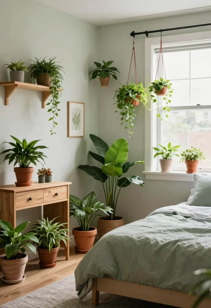 17 Masters Bedroom Interior Design Ideas Elegant and Timeless - 8. Incorporate Greenery 1