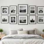 18 Bedroom Gallery Wall Above Bed Ideas for a Balanced Aesthetic